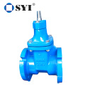 Cast Iron Pn16 Dn100 Water Valve Resilient Seated Gate Flanged Valve gate valve